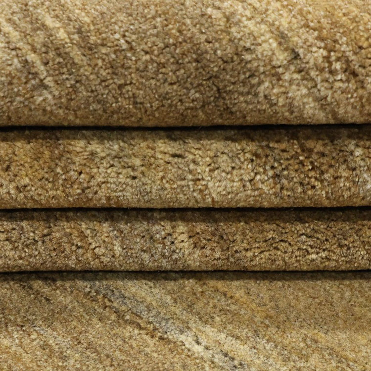 Gabbeh Tæppe - Loribaft Persisk - 250 x 202 cm - mørk beige
