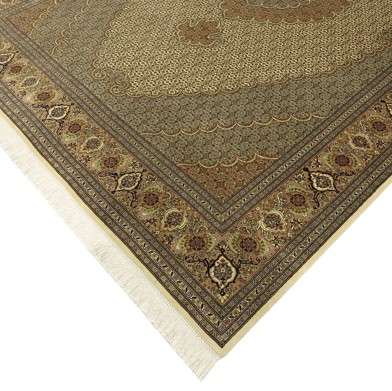 Persisk tæppe - Tabriz - Royal - Royal - 302 x 200 cm - mørk beige