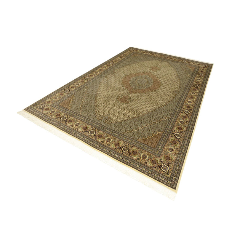 Persisk tæppe - Tabriz - Royal - Royal - 302 x 200 cm - mørk beige