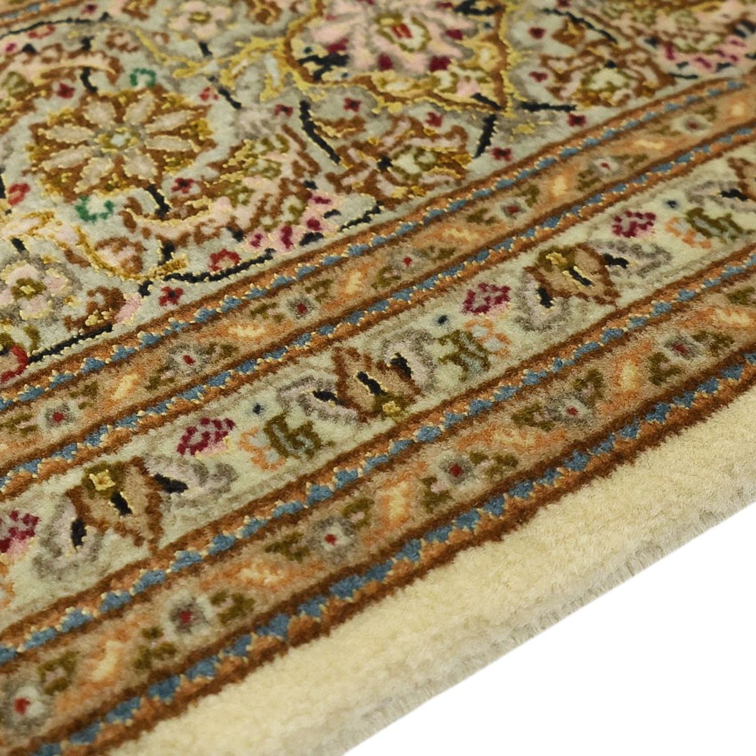 Persisk tæppe - Tabriz - Royal - Royal - 207 x 151 cm - mørk beige