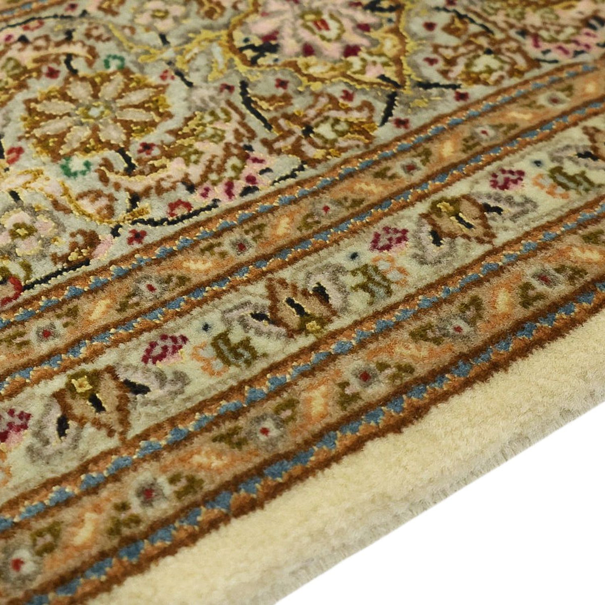 Persisk tæppe - Tabriz - Royal - Royal - 207 x 151 cm - mørk beige