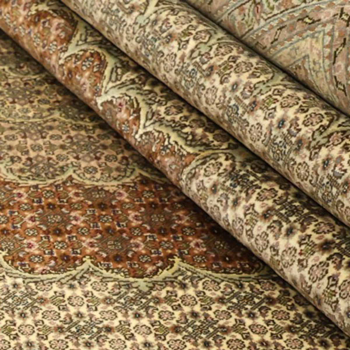 Persisk tæppe - Tabriz - Royal - Royal - 357 x 248 cm - lys beige