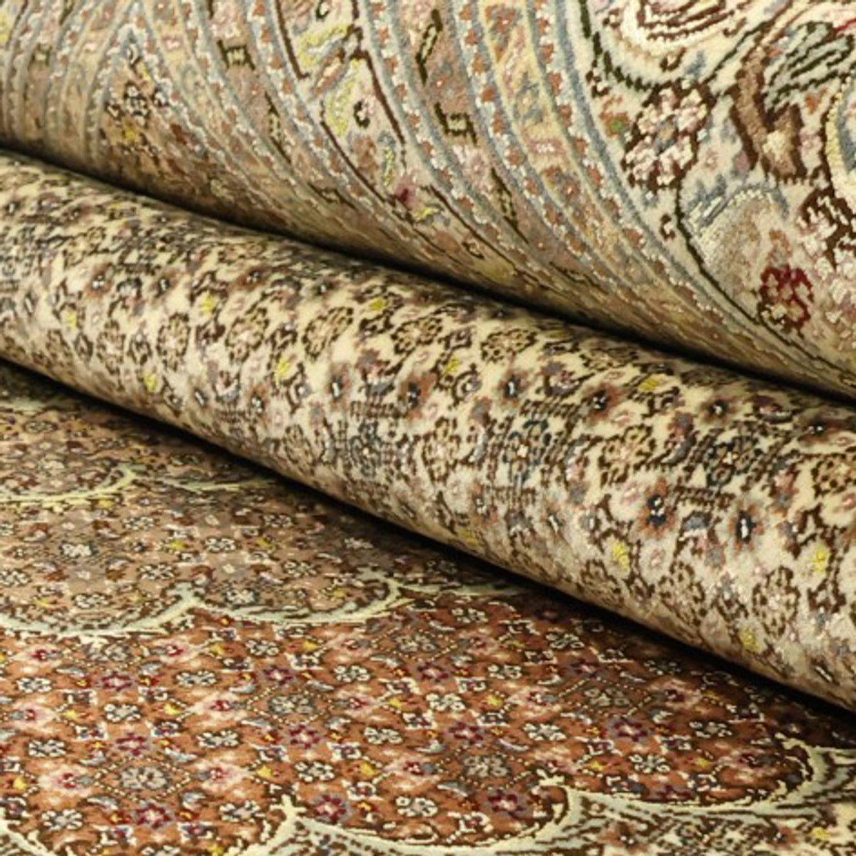 Persisk tæppe - Tabriz - Royal - Royal - 351 x 250 cm - mørk beige