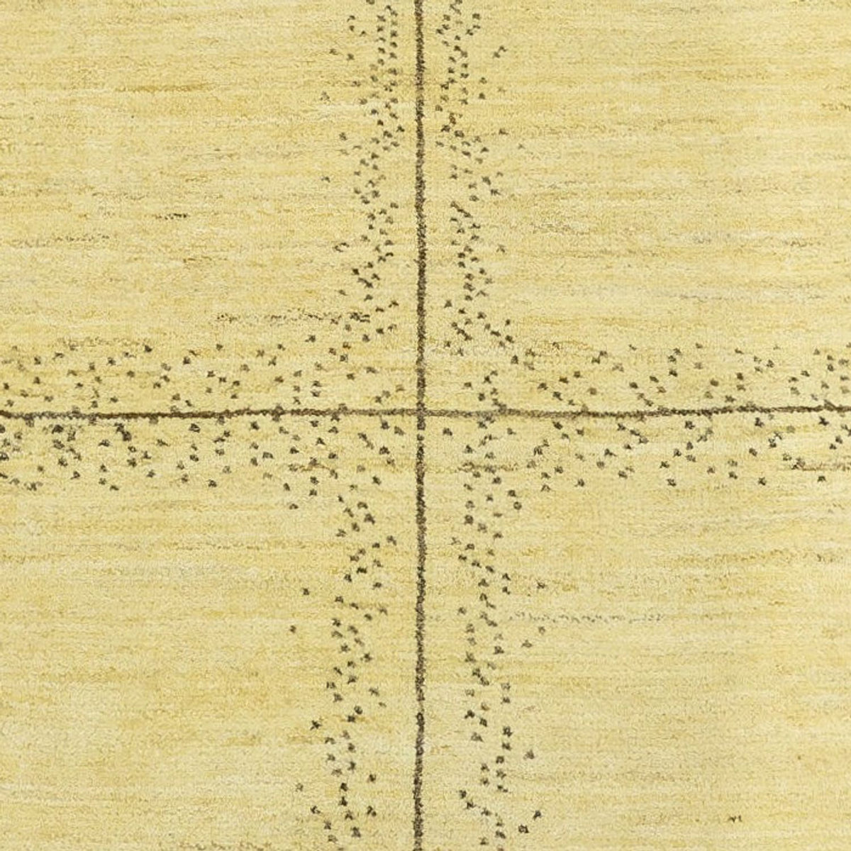 Gabbeh Tæppe - Loribaft Persisk - 283 x 221 cm - beige