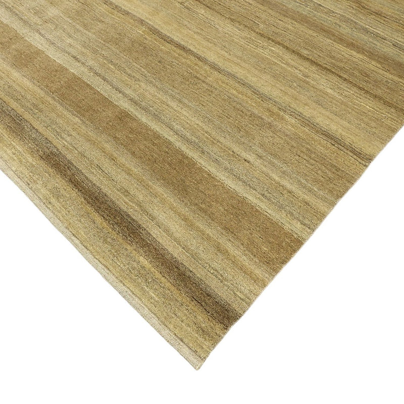 Gabbeh Tæppe - Loribaft Persisk - 281 x 201 cm - mørk beige