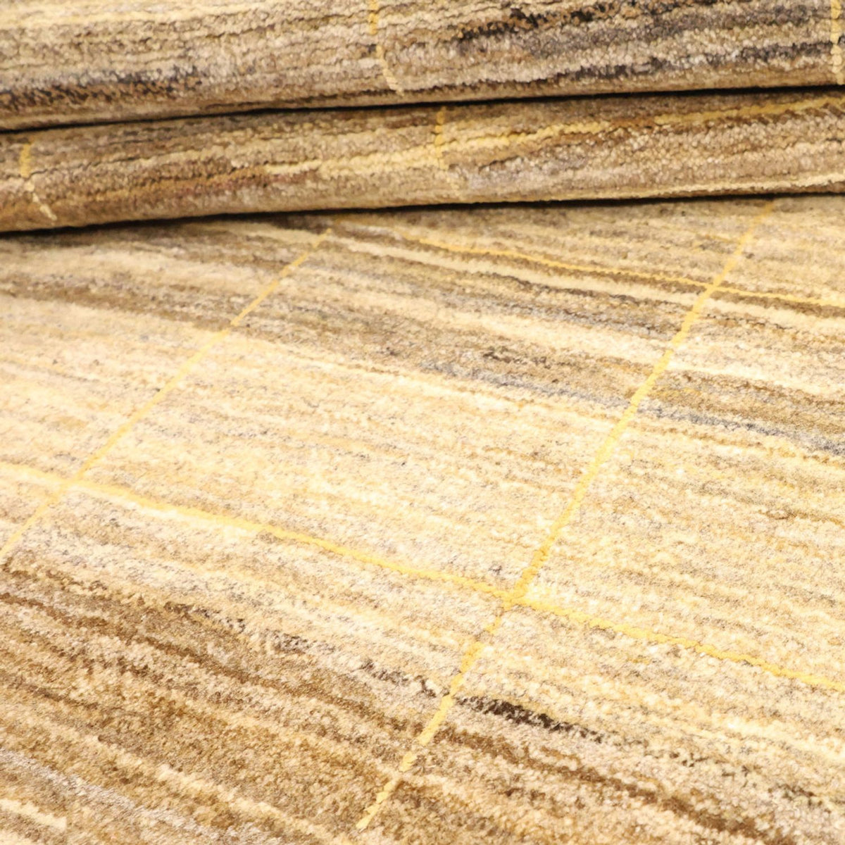 Gabbeh Tæppe - Loribaft Persisk - 141 x 104 cm - beige