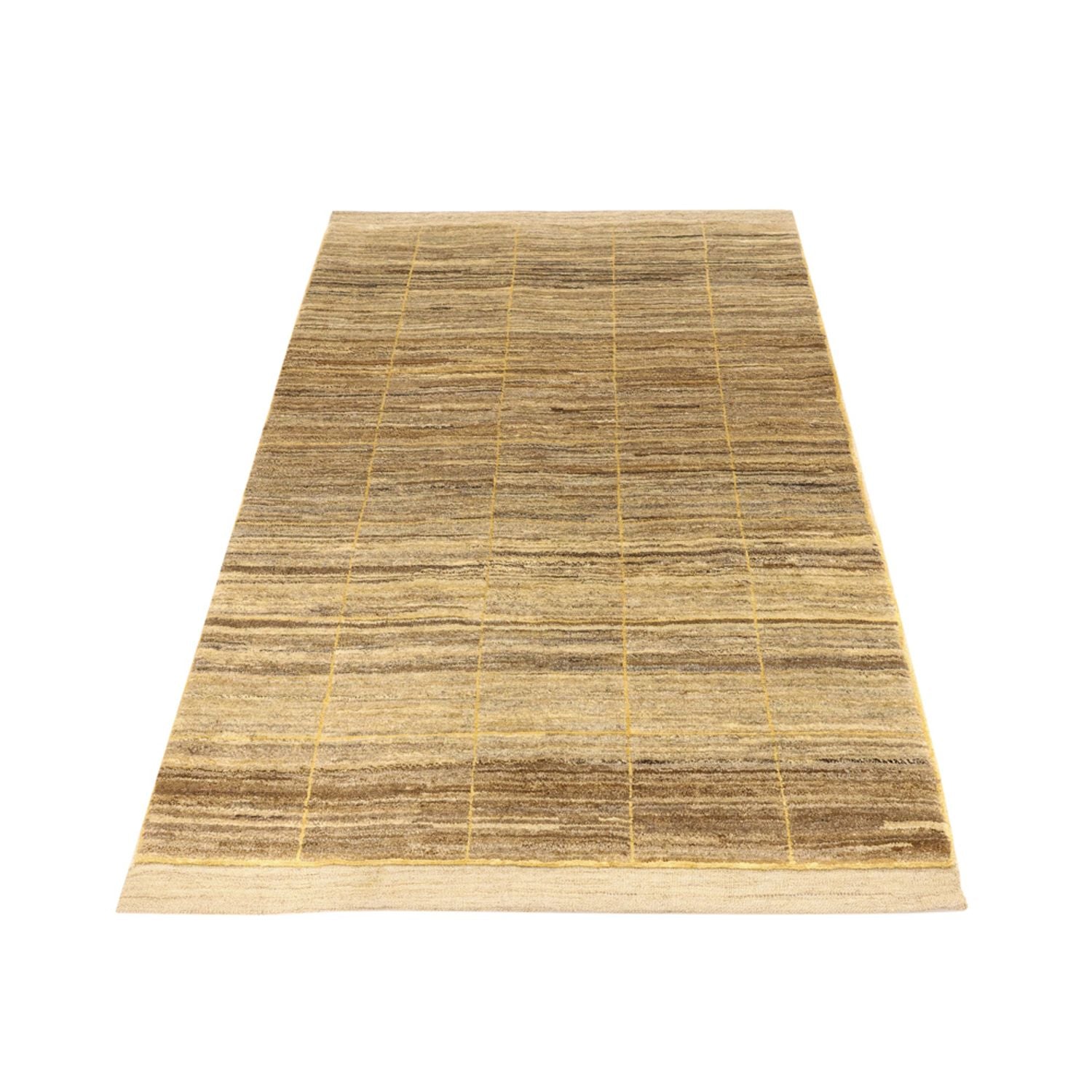 Gabbeh Tæppe - Loribaft Persisk - 141 x 104 cm - beige