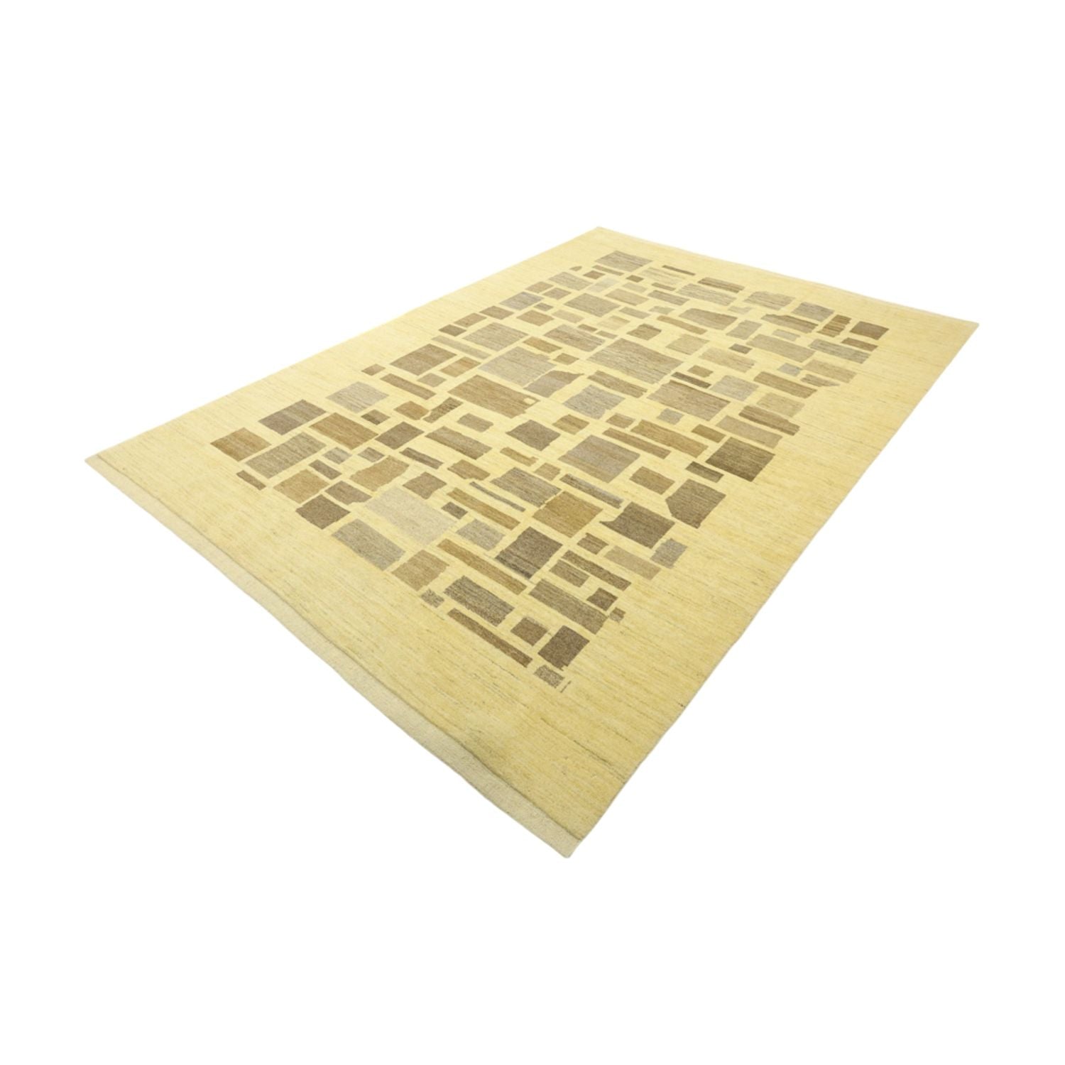 Gabbeh Tæppe - Loribaft Persisk - 287 x 200 cm - lys beige