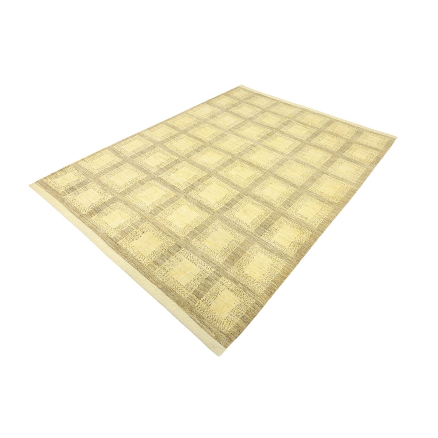 Gabbeh Tæppe - Loribaft Persisk - 230 x 174 cm - lys beige