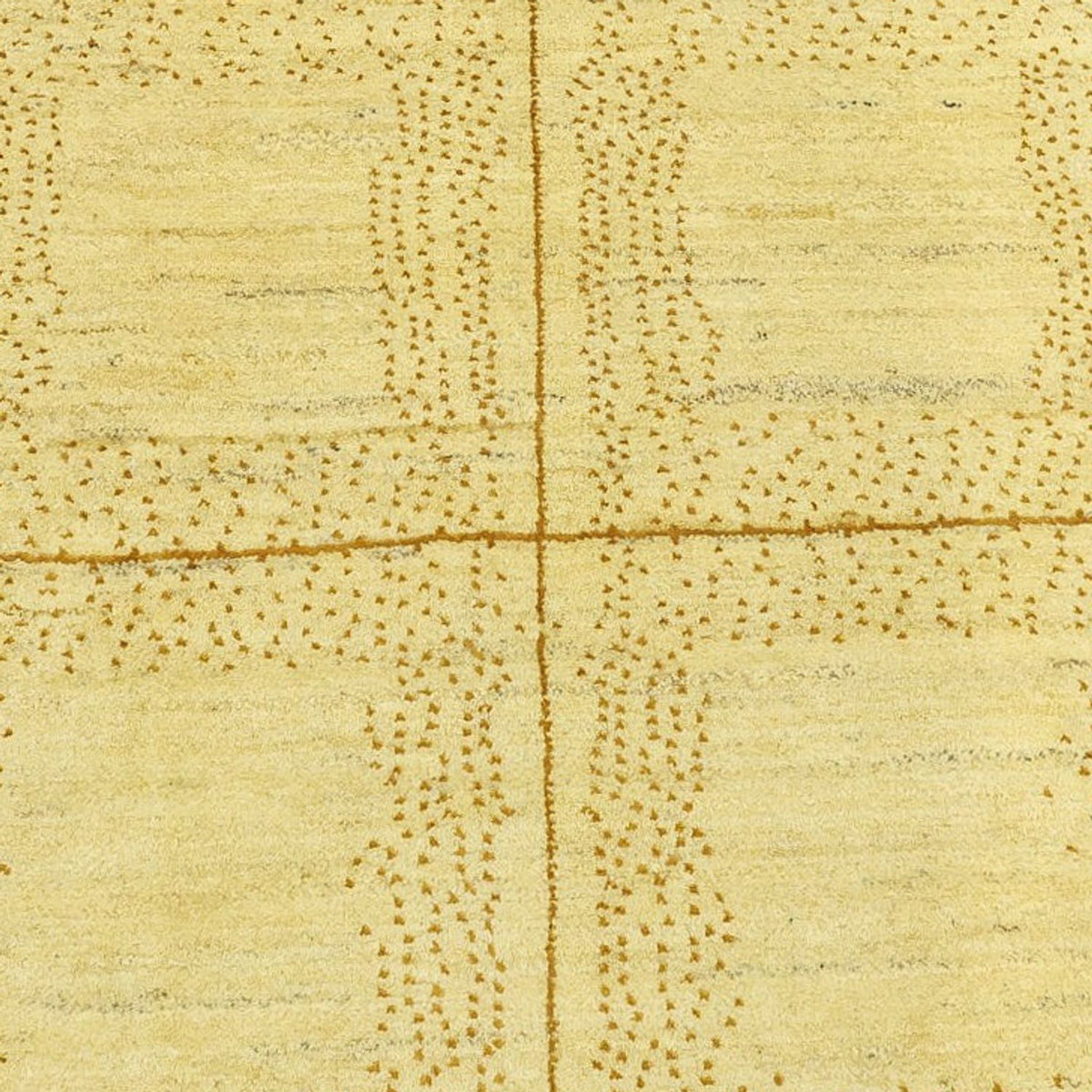 Gabbeh Tæppe - Loribaft Persisk - 281 x 204 cm - lys beige