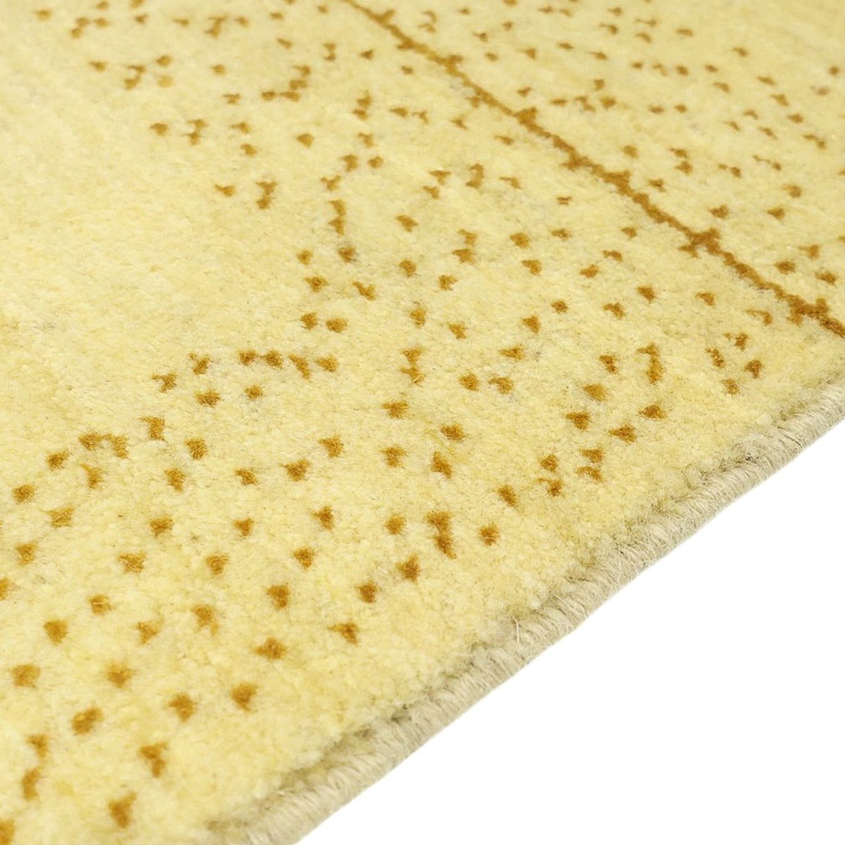 Gabbeh Tæppe - Loribaft Persisk - 281 x 204 cm - lys beige