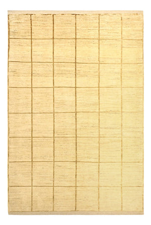Gabbeh Tæppe - Loribaft Persisk - 237 x 168 cm - lys beige