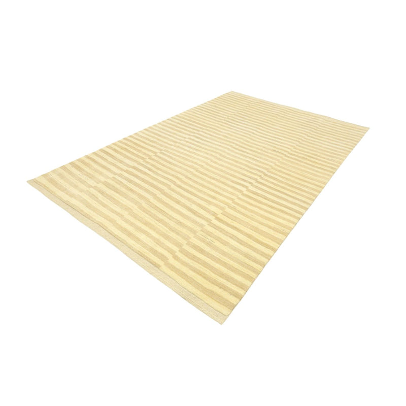 Gabbeh Tæppe - Loribaft Persisk - 292 x 198 cm - lys beige