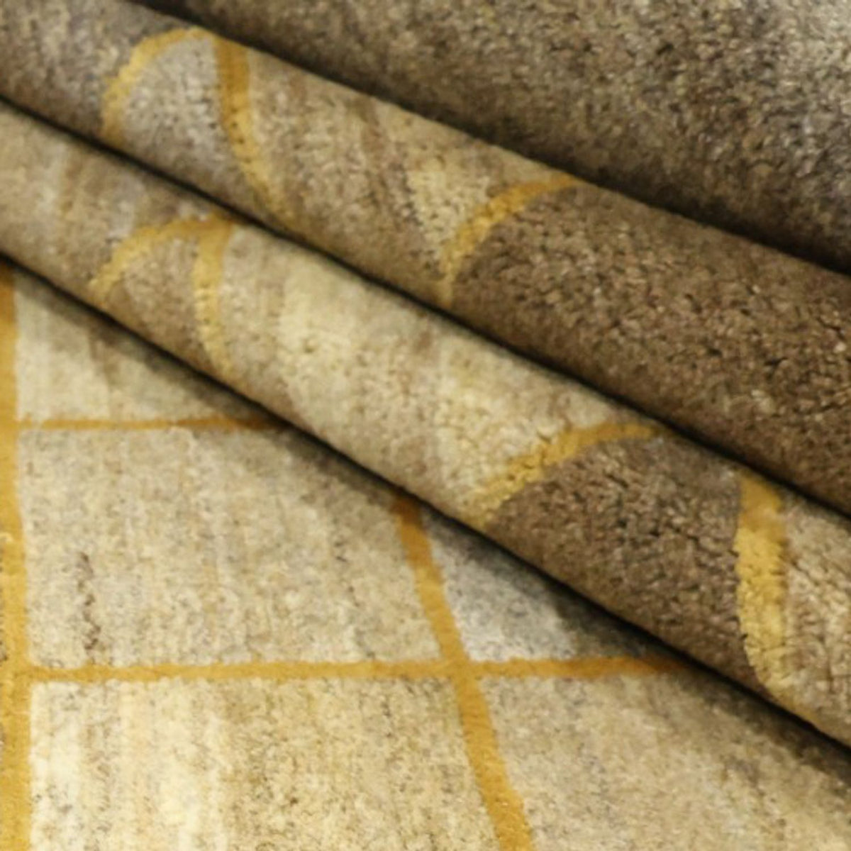 Gabbeh Tæppe - Loribaft Persisk - 290 x 205 cm - mørk beige