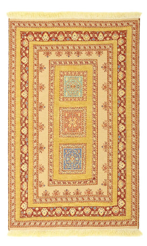 Kelim-tæppe - orientalsk - 124 x 78 cm - lys beige