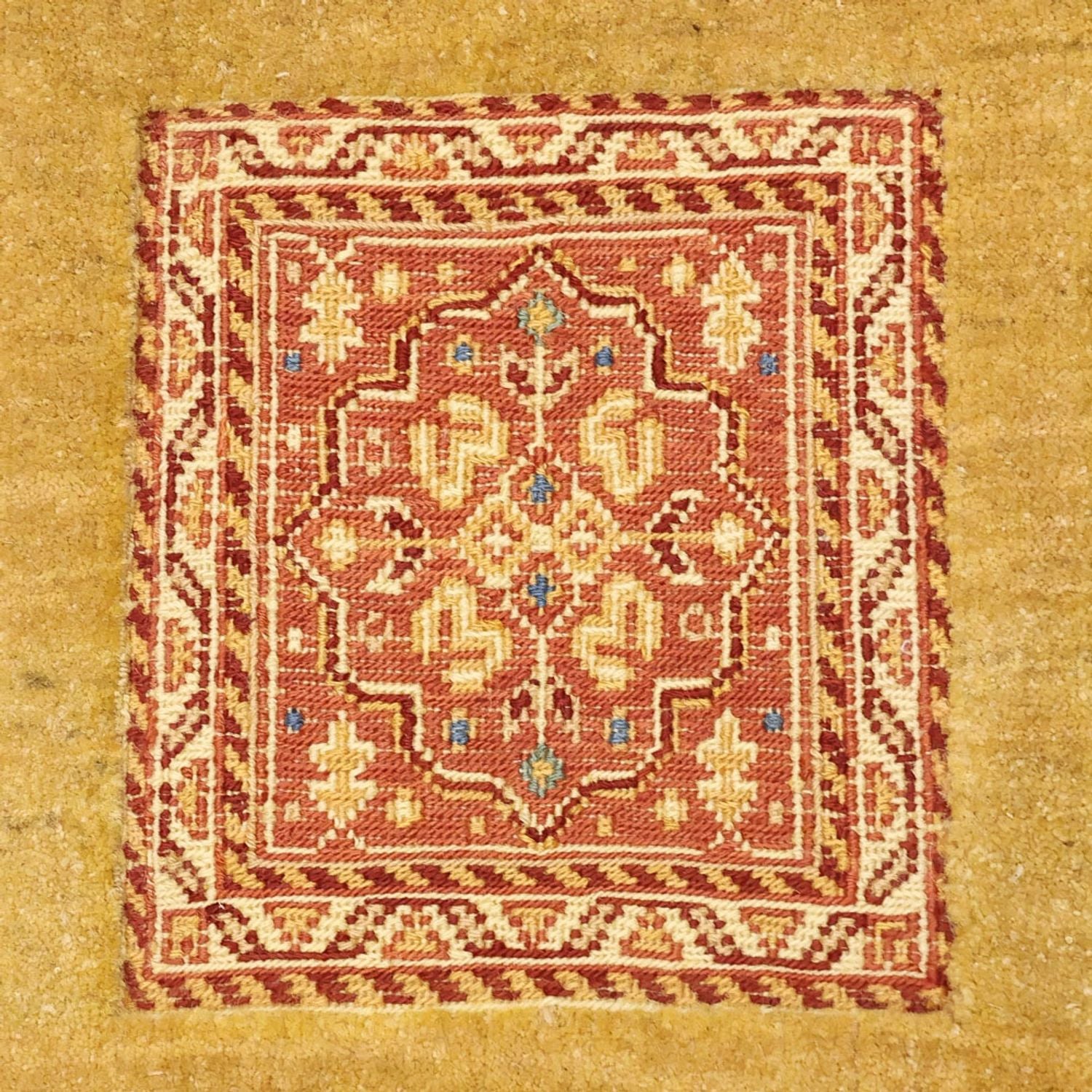 Kelim-tæppe - orientalsk - 124 x 78 cm - lys beige