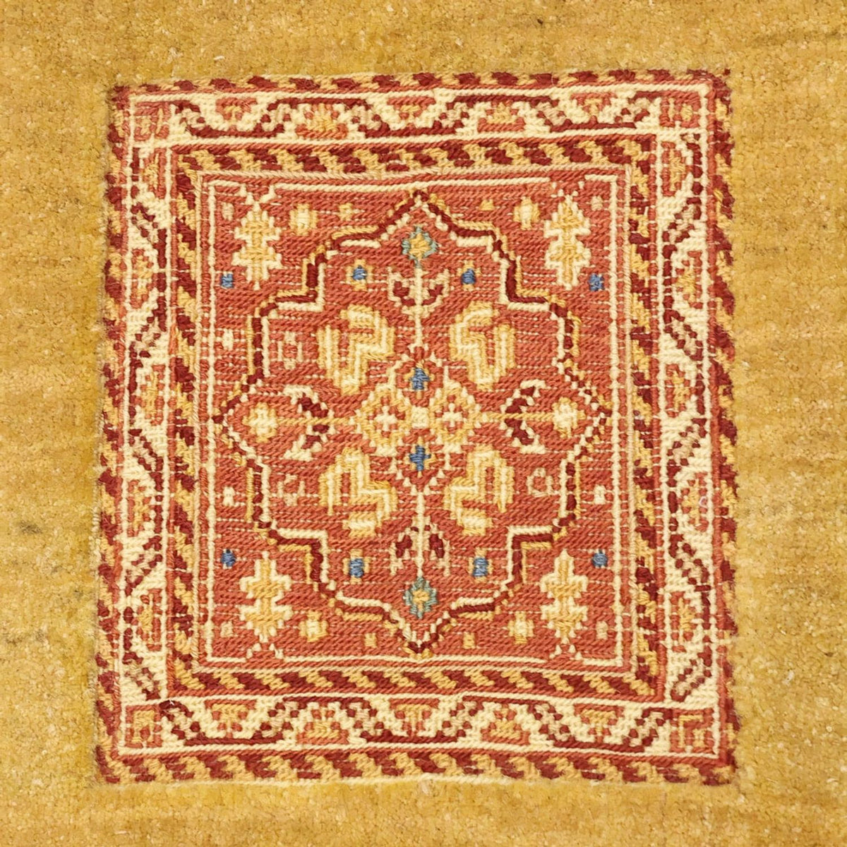 Kelim-tæppe - orientalsk - 124 x 78 cm - lys beige