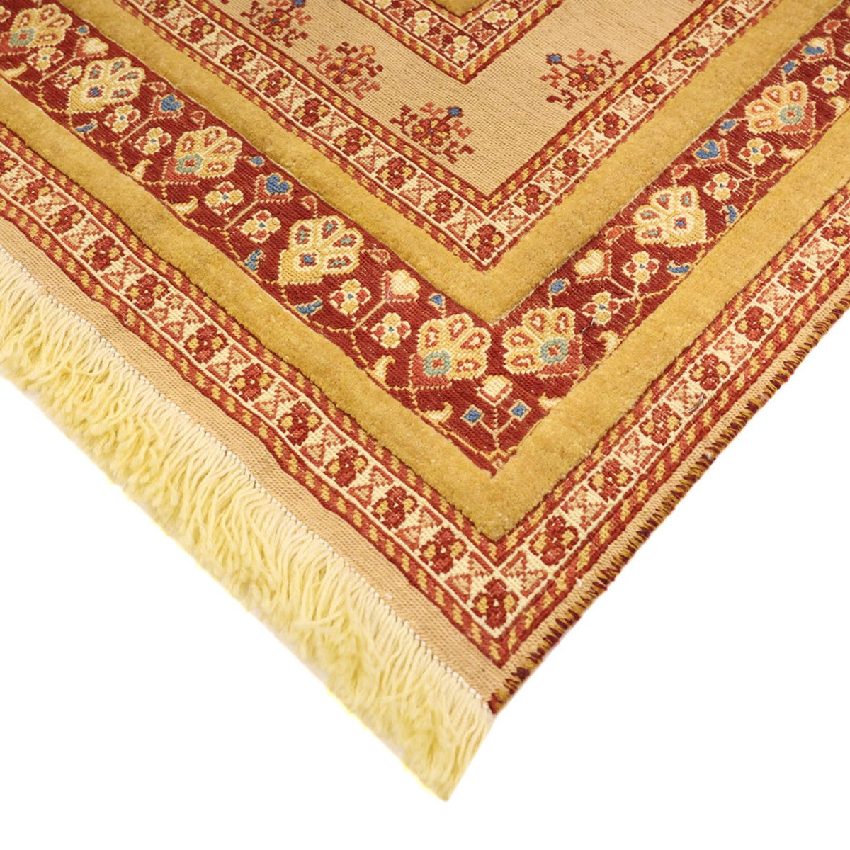Kelim-tæppe - orientalsk - 124 x 78 cm - lys beige