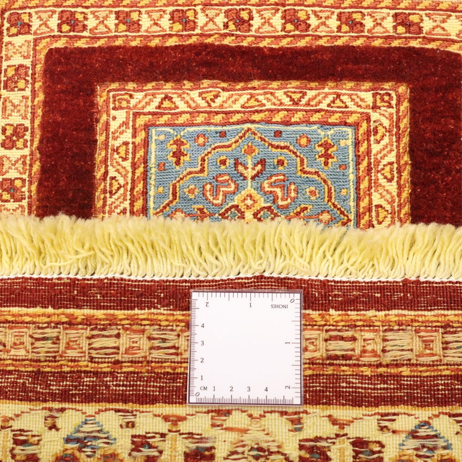 Kelim-tæppe - orientalsk - 109 x 84 cm - flerfarvet