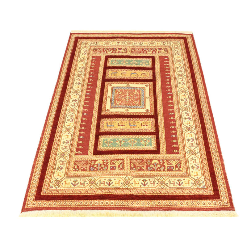 Kelim-tæppe - orientalsk - 155 x 111 cm - flerfarvet