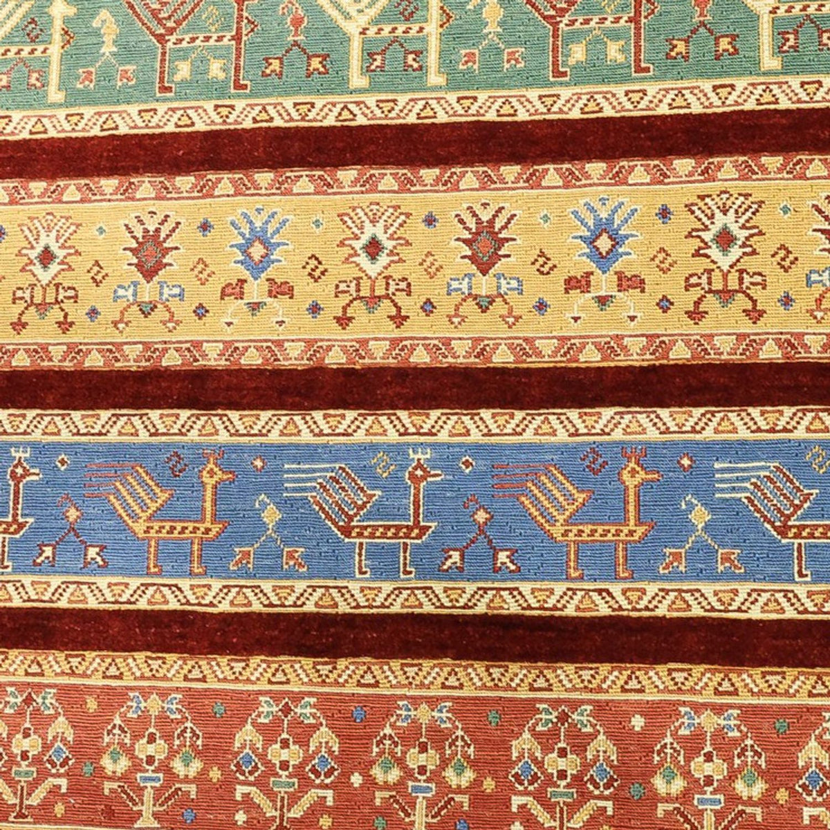 Kelim-tæppe - orientalsk - 225 x 175 cm - flerfarvet