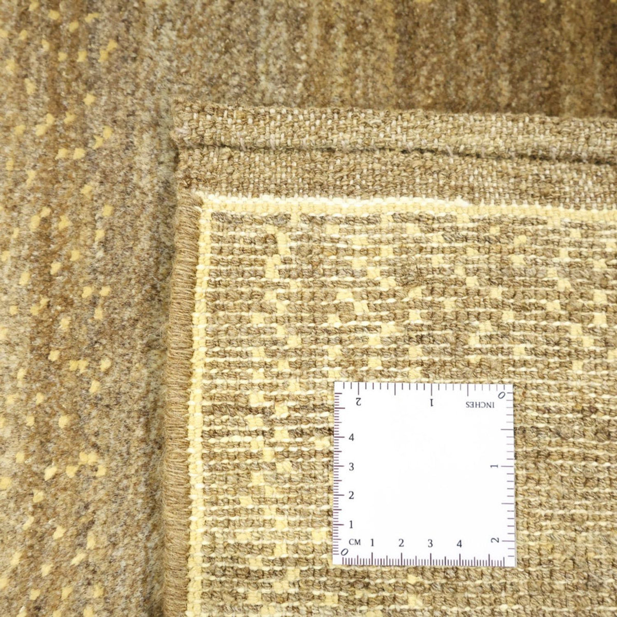 Gabbeh Tæppe - Loribaft Persisk - 227 x 173 cm - mørk beige