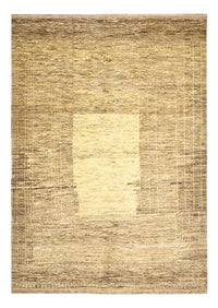 Gabbeh Tæppe - Loribaft Persisk - 232 x 168 cm - mørk beige