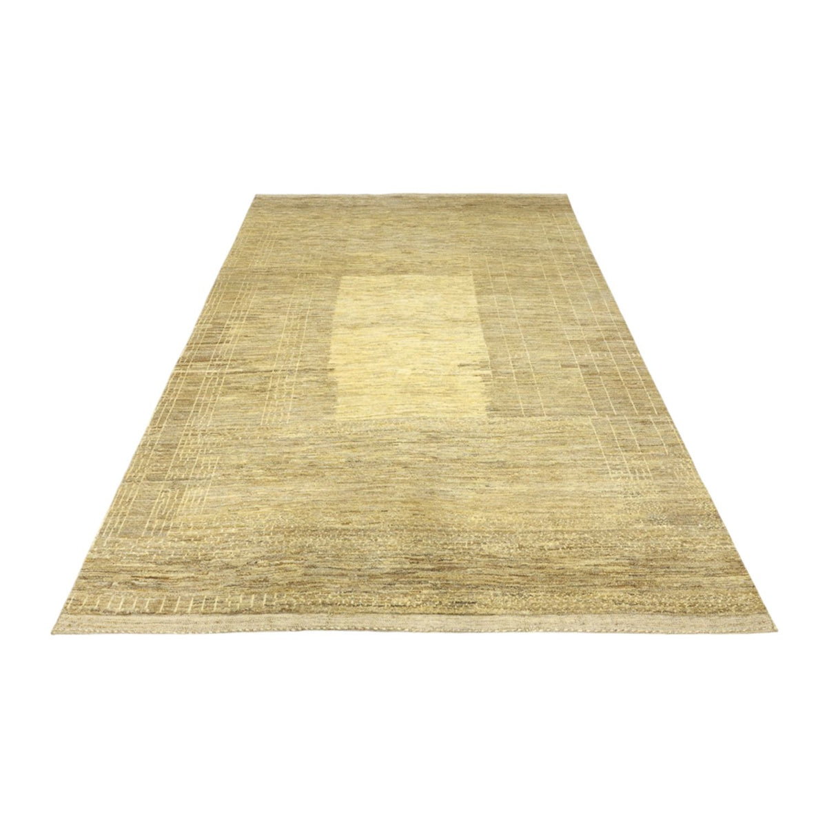 Gabbeh Tæppe - Loribaft Persisk - 232 x 168 cm - mørk beige
