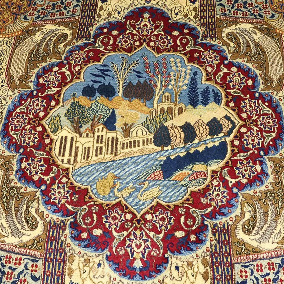 Persisk tæppe - Classic - 358 x 248 cm - flerfarvet