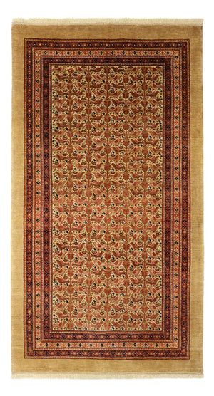 Løber Gabbeh Tæppe - Loribaft Persisk - 187 x 103 cm - brun