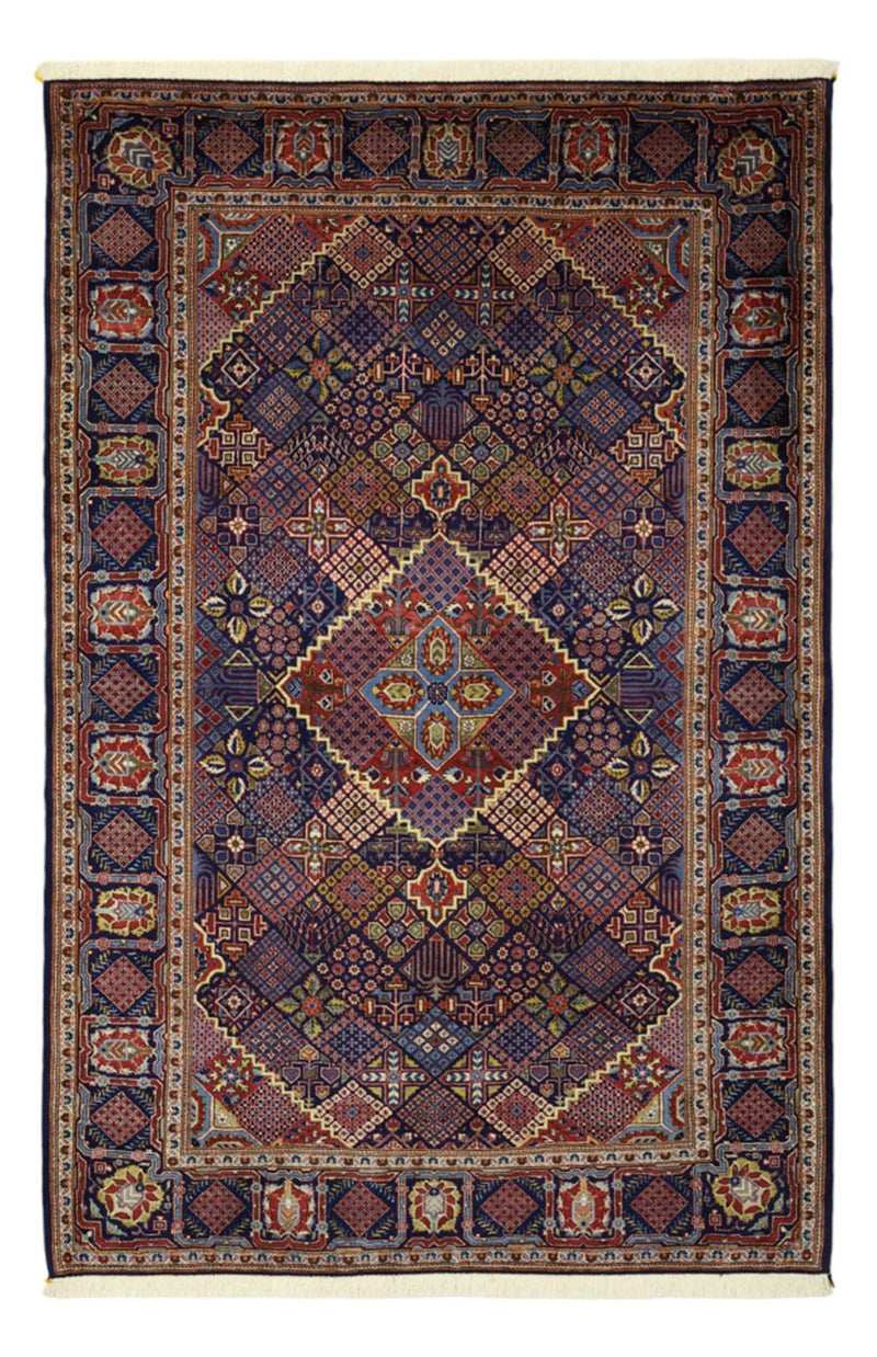 Persisk tæppe - Keshan - 215 x 140 cm - mørkeblå