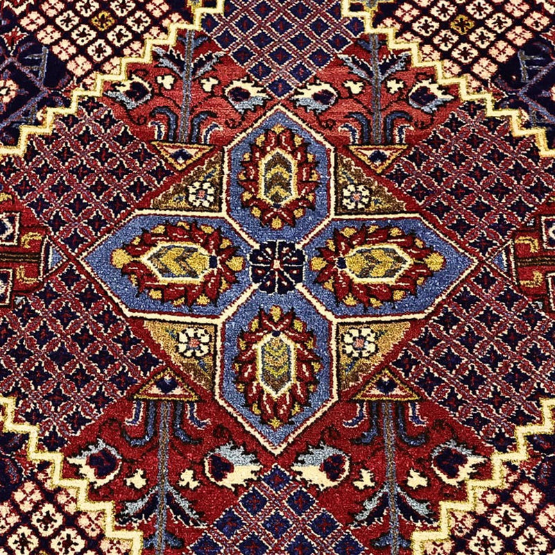 Persisk tæppe - Keshan - 215 x 140 cm - mørkeblå