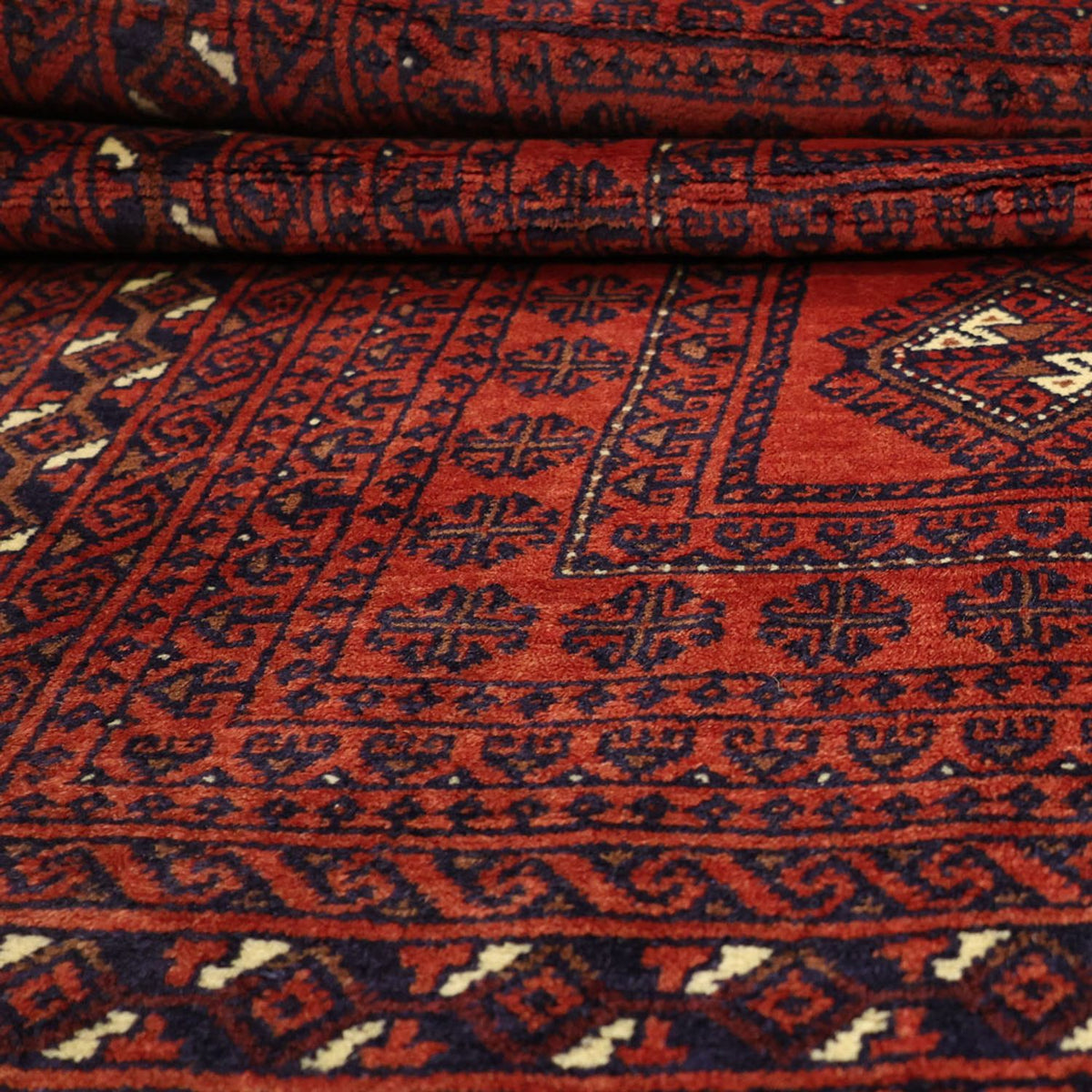 Baluch-tæppe - 188 x 109 cm - mørkerød