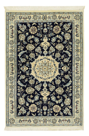 Persisk tæppe - Nain - Royal - Royal - 114 x 78 cm - mørkeblå