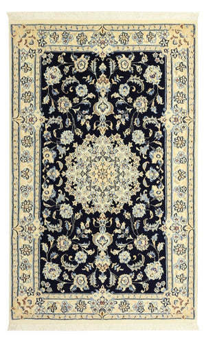 Persisk tæppe - Nain - Royal - Royal - 136 x 86 cm - mørkeblå