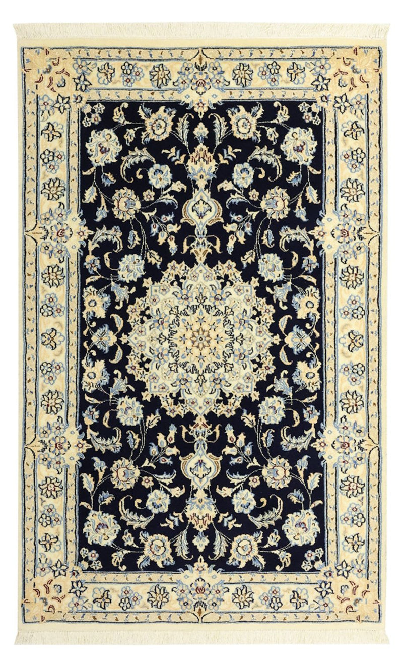 Persisk tæppe - Nain - Royal - Royal - 136 x 86 cm - mørkeblå