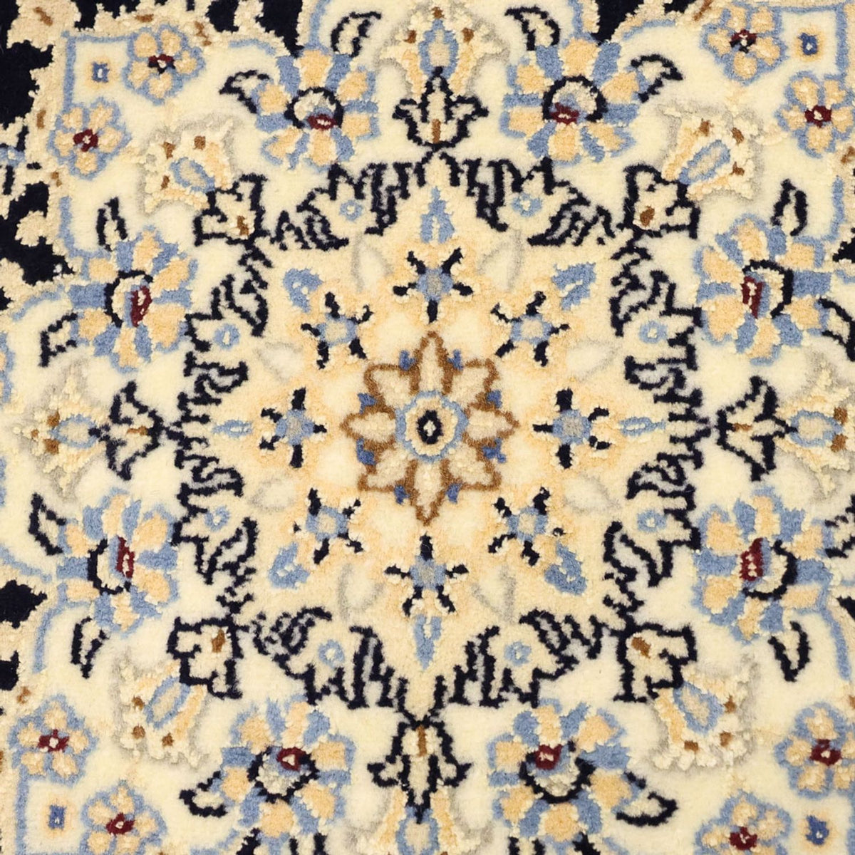 Persisk tæppe - Nain - Royal - Royal - 136 x 86 cm - mørkeblå