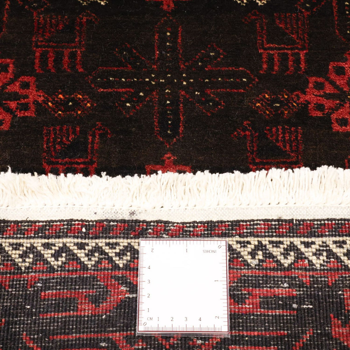 Baluch-tæppe - 190 x 107 cm - mørkerød