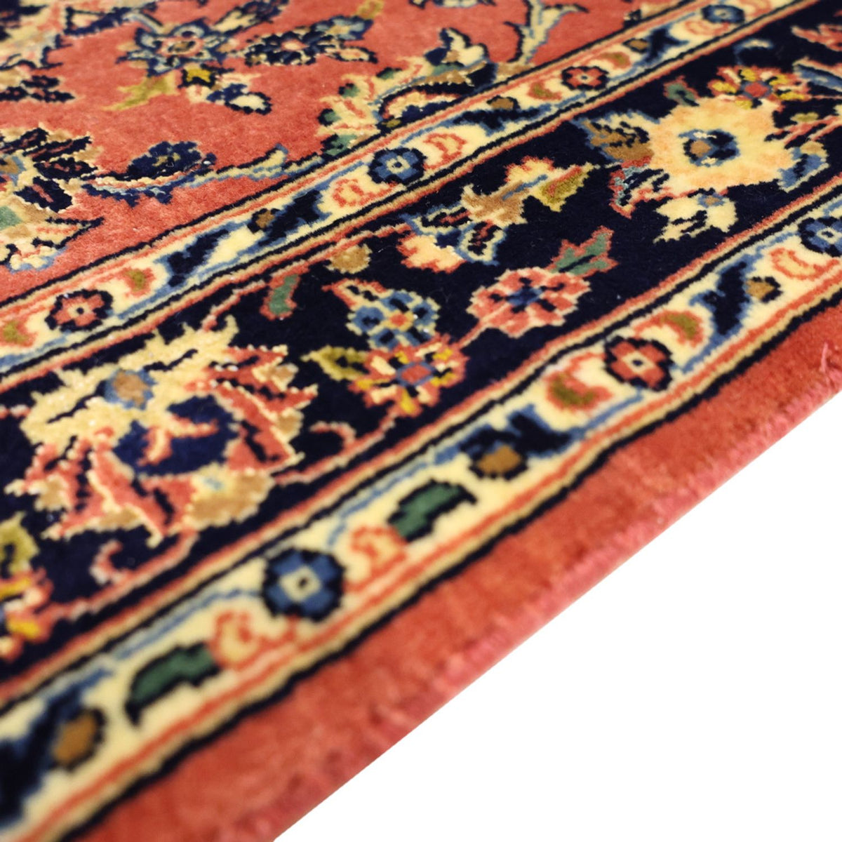 Persisk tæppe - Keshan - Halskæde af silke - 122 x 59 cm - rød