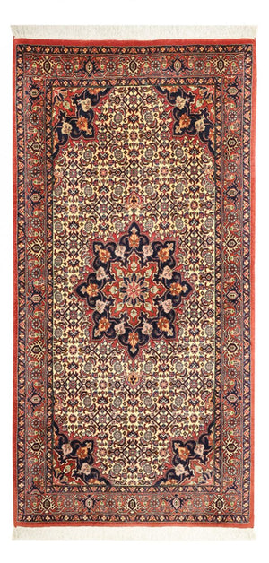 Persisk tæppe - Bijar - 140 x 70 cm - mørk beige