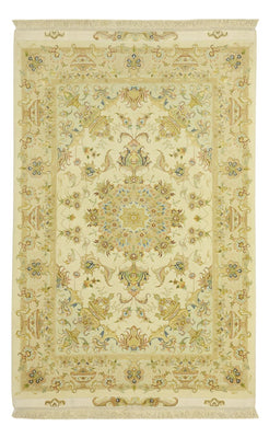 Persisk tæppe - Tabriz - Premium - Halskæde af silke - 160 x 97 cm - sand
