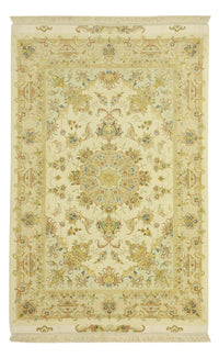 Persisk tæppe - Tabriz - Premium - Halskæde af silke - 160 x 97 cm - sand