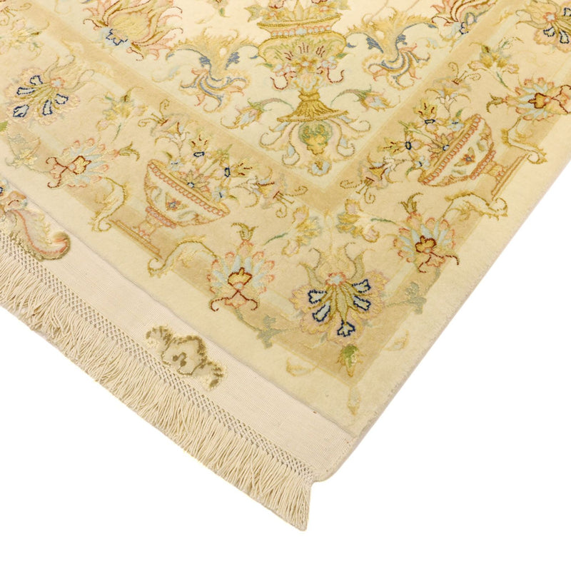 Persisk tæppe - Tabriz - Premium - Halskæde af silke - 160 x 97 cm - sand