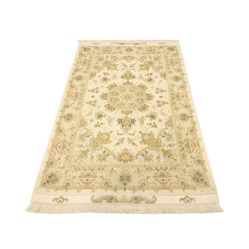 Persisk tæppe - Tabriz - Premium - Halskæde af silke - 160 x 97 cm - sand