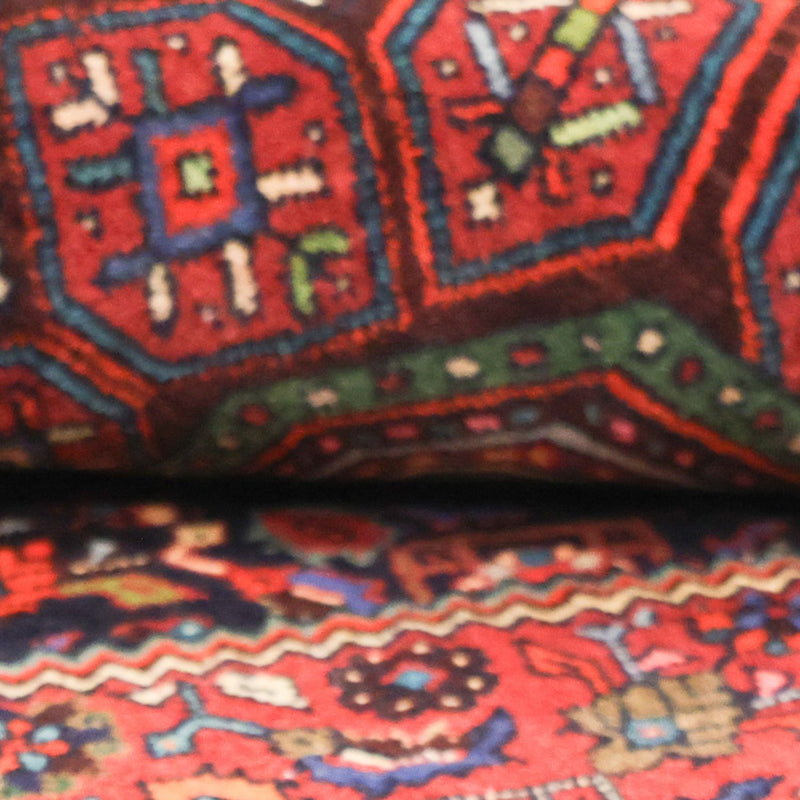 Persisk tæppe - Nomadisk - 152 x 102 cm - mørkerød