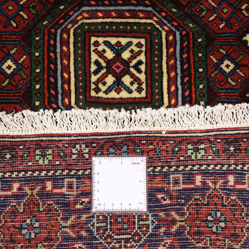 Persisk tæppe - Nomadisk - 152 x 102 cm - mørkerød