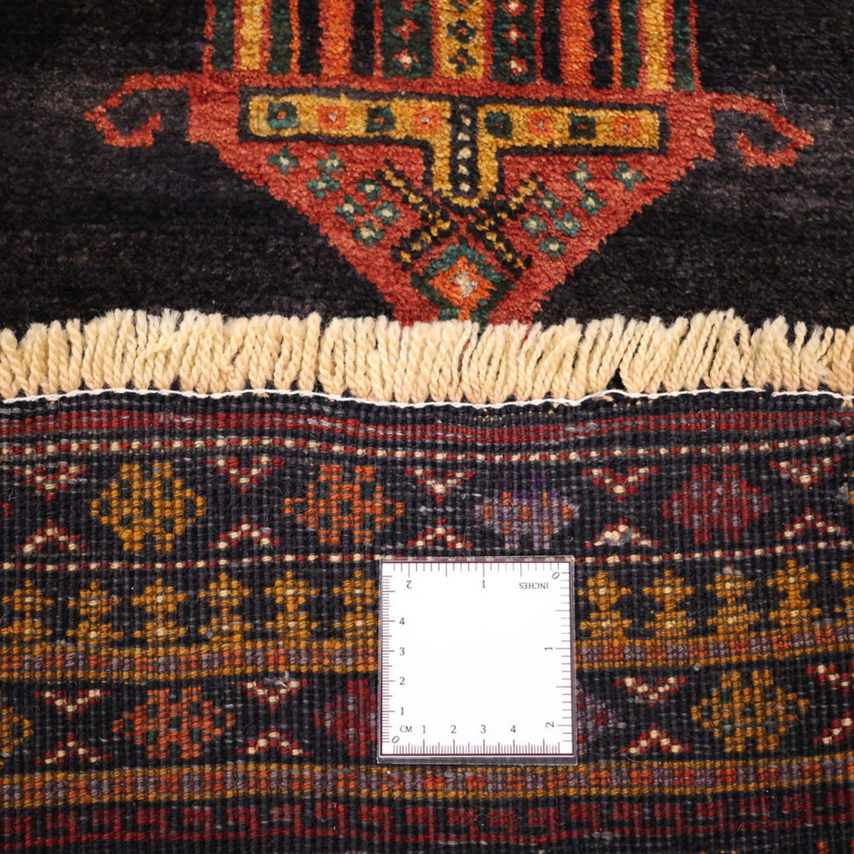 Løber Baluch-tæppe - 274 x 125 cm - mørkeblå