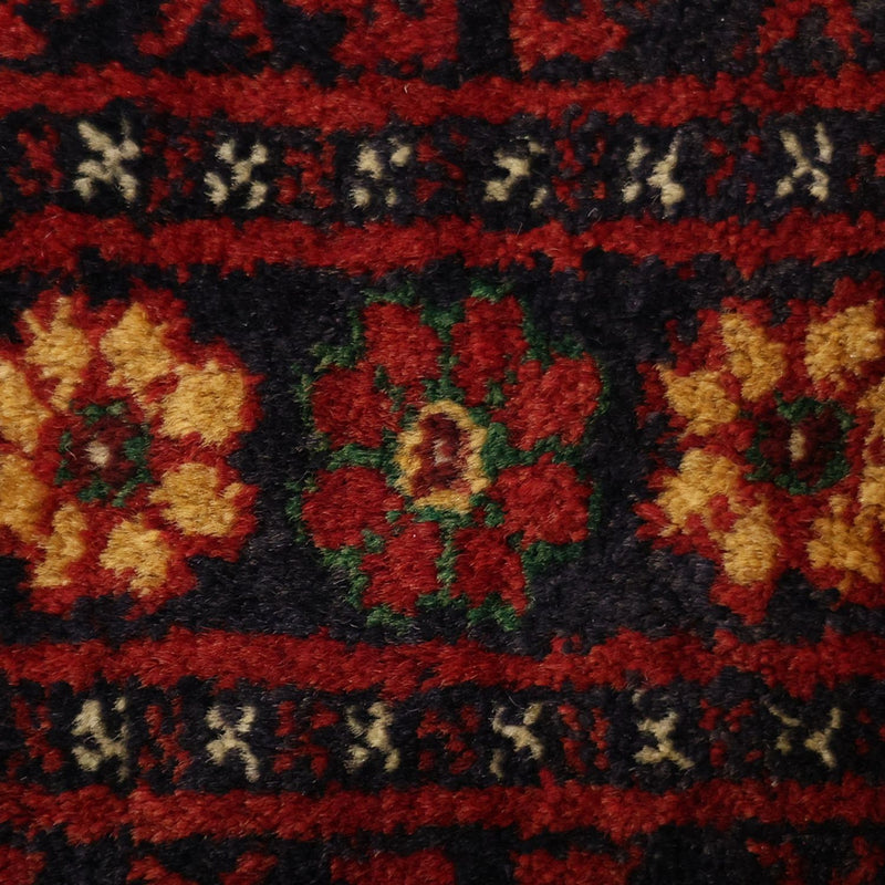 Løber Baluch-tæppe - 207 x 106 cm - mørkerød