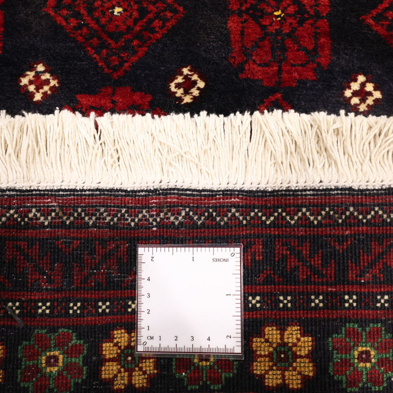 Løber Baluch-tæppe - 207 x 106 cm - mørkerød