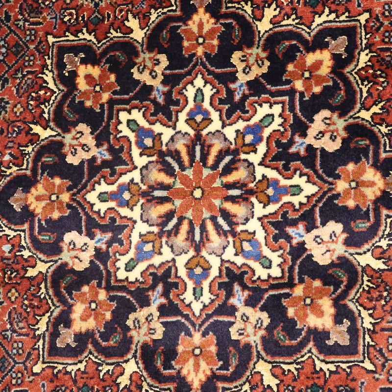 Persisk tæppe - Bijar - Royal - 150 x 70 cm - mørkerød